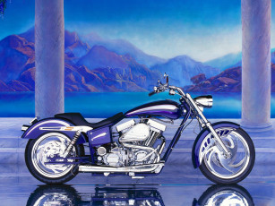 Картинка 1996 purple and black custom мотоциклы customs