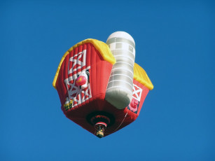 Картинка barn balloon авиация воздушные шары