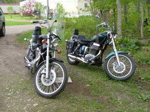 Картинка intruder and savage мотоциклы suzuki