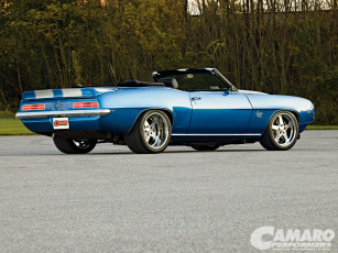 Картинка 1969 camaro ss convertible автомобили