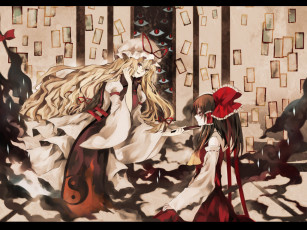 обоя аниме, touhou