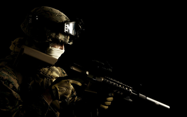 Обои картинки фото оружие, армия, спецназ, автомат, солдат