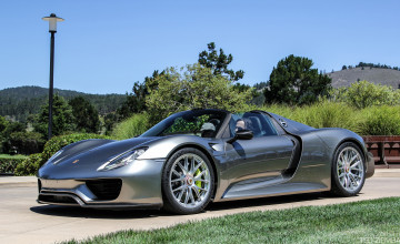 Картинка porsche 918 spyder автомобили элитные спортивные германия dr ing h c f ag