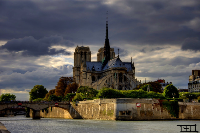 Обои картинки фото города, париж, франция, собор