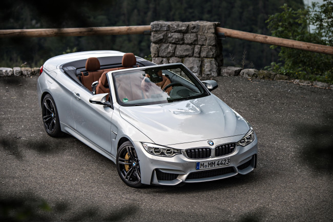 Обои картинки фото 2014 bmw m4 f32 convertible, автомобили, bmw, серебристый, кабриолет