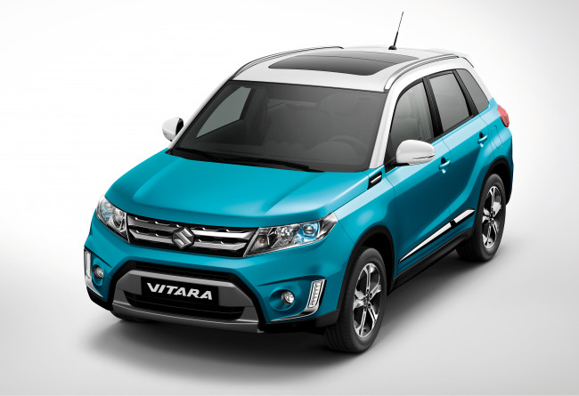 Обои картинки фото 2014 suzuki vitara, автомобили, suzuki, тюнинг, голубой, vitara