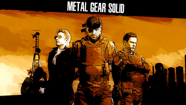 Обои картинки фото видео игры, metal gear solid,  rising, униформа, взгляд, фон, мужчины