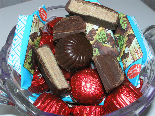 Обои картинки фото конфеты, еда, шоколад, сладости