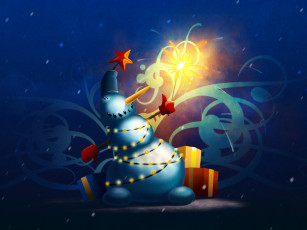 Картинка winter miracle праздничные векторная графика новый год