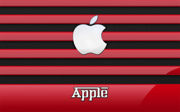 Картинка компьютеры apple яблоко логотип линии