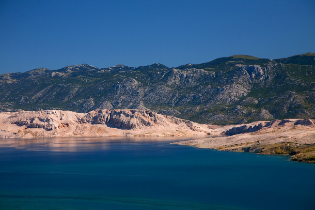 Обои картинки фото хорватия, природа, горы, море, берег