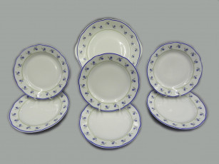 Картинка разное посуда столовые приборы кухонная утварь сервиз тарелки фарфор
