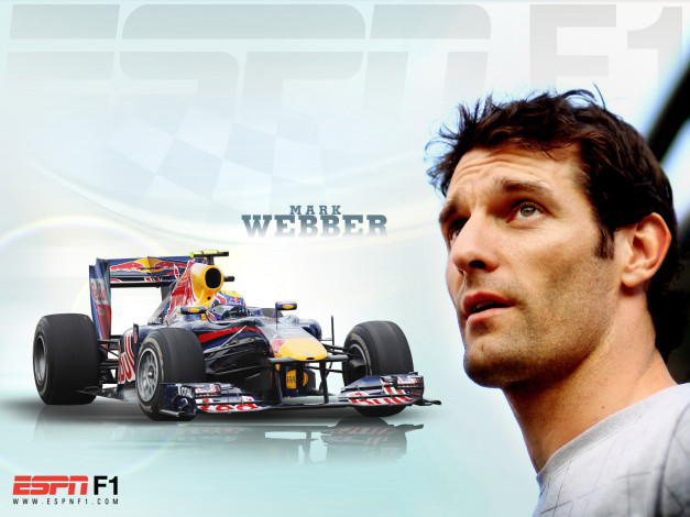 Обои картинки фото mark, webber, 2010, спорт, формула, 1, чемпионат, болид, пилот
