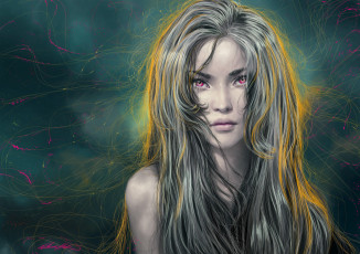 Картинка разное компьютерный+дизайн jacinta maree девушка портрет волосы