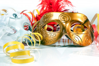Картинка разное маски +карнавальные+костюмы серпантин перья