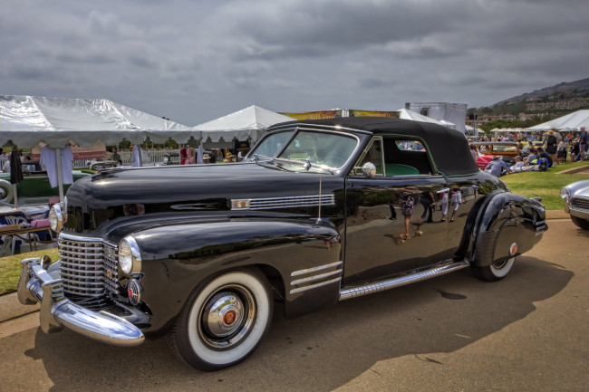 Обои картинки фото 1941 cadillac series 62 convertible coupe, автомобили, выставки и уличные фото, автошоу, выставка