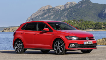 Картинка volkswagen+polo+gti+2018 автомобили volkswagen красный 2018 gti polo