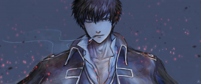 Обои картинки фото аниме, gintama, hijikata, toushirou