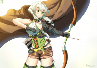 Картинка аниме оружие +техника +технологии high elf archer
