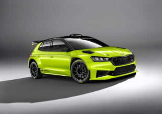 Картинка skoda+fabia+rs автомобили skoda зеленый тень