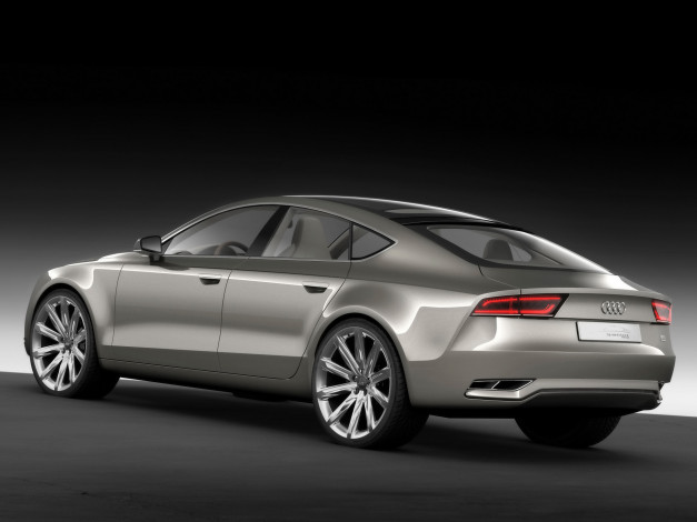 Обои картинки фото 2009, audi, sportback, concept, автомобили