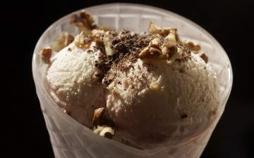 Картинка еда мороженое десерты шоколад орехи