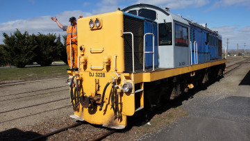 Картинка ex+nzr+dj+3228+locomotive техника локомотивы локомотив рельсы железная дорога