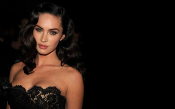 обоя девушки, megan fox, серые, глаза, шатенка