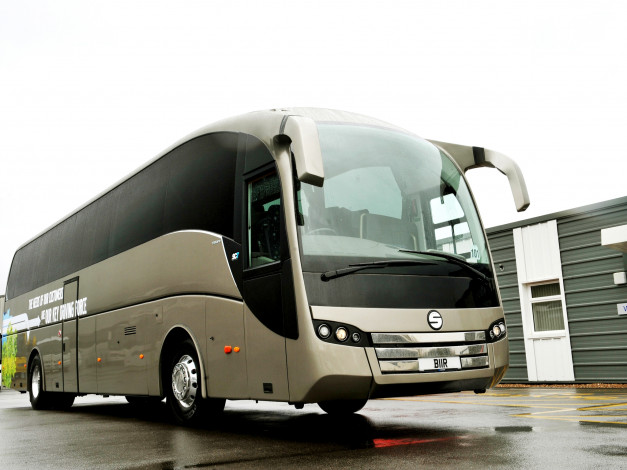 Обои картинки фото автомобили, автобусы, sunsundegui, volvo, b11r, sc7, светлый