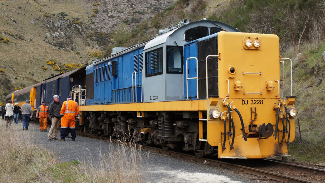 Обои картинки фото ex nzr dj 3228 locomotiv, техника, поезда, рельсы, локомотив, железная, дорога
