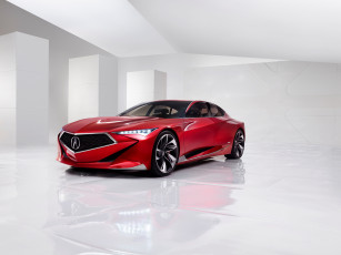 Картинка автомобили acura 2016г concept precision красный