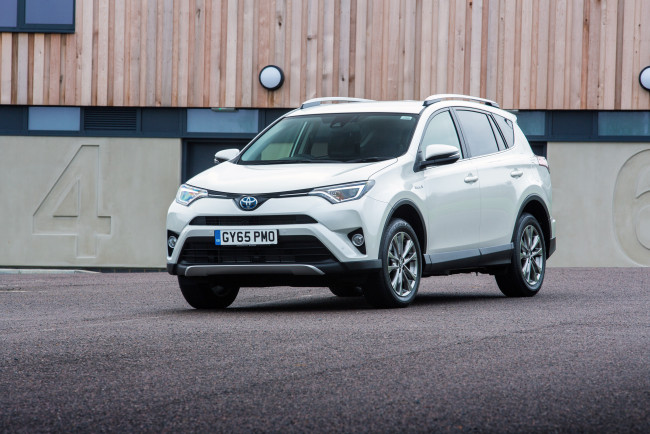 Обои картинки фото автомобили, toyota, hybrid, uk-spec, rav4, 2015г