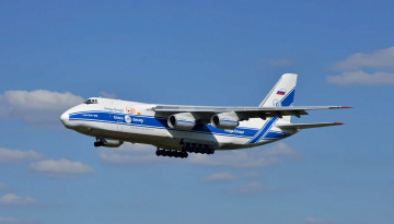 Картинка antonov+an124 авиация грузовые+самолёты транспорт