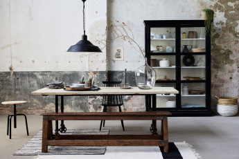Картинка интерьер кухня дизайн стиль комната столовая лофт