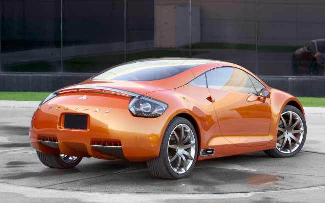 Обои картинки фото mitsubishi, eclipse, concept, автомобили, mitsuoka