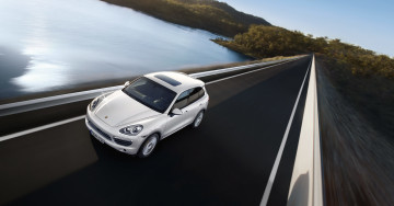 Картинка автомобили porsche cayenne внедорожник кроссовер порше