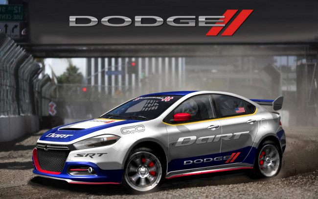 Обои картинки фото 2013, dodge, dart, rally, car, автомобили, виртуальный, тюнинг