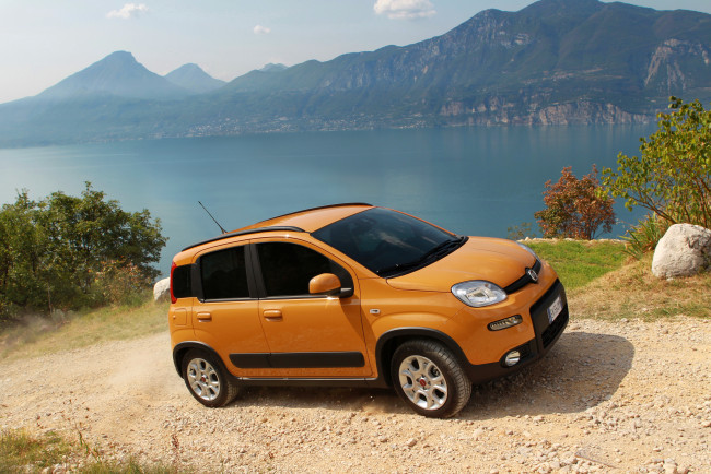 Обои картинки фото 2012, fiat, panda, trekking, автомобили