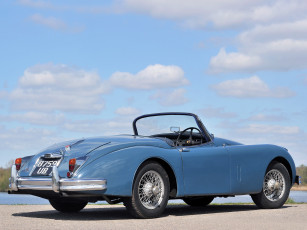 Картинка автомобили jaguar 1958г uk-spec s roadster xk150