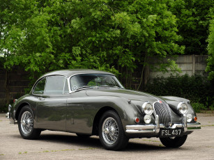 обоя автомобили, jaguar, head, 1958, uk-spec, coupe, fixed, xk150