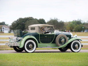 обоя автомобили, классика, зеленый, willys-knight, 1930г, griswold, roadster, 66b