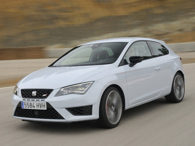 Обои картинки фото автомобили, seat, 2014г, 280, cupra, leon, sc, светлый