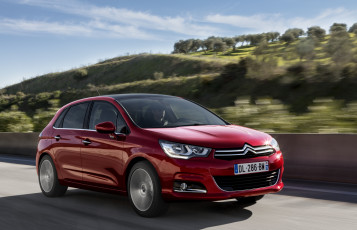 Картинка автомобили citroen c4 citroеn красный 2015г