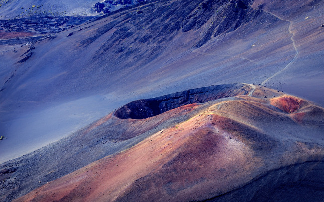 Обои картинки фото природа, горы, гаваи, maui, вулкан, haleakala