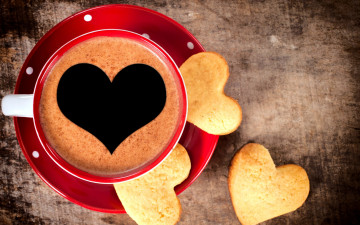 Картинка еда кофе +кофейные+зёрна рисунок печенье