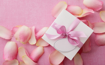 Картинка праздничные день+святого+валентина +сердечки +любовь delicate pink rose petals valentine's day love heart romantic любовь подарок розы