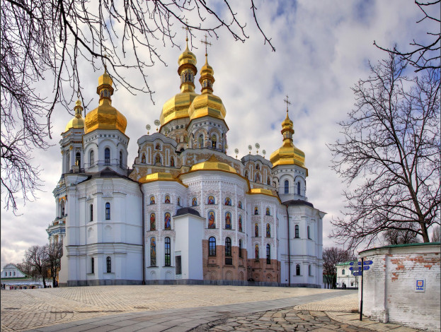 Обои картинки фото pechersk lavra, города, - православные церкви,  монастыри, храм