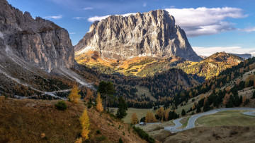 Картинка природа горы доломитовые альпы