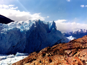 Картинка природа айсберги+и+ледники ледник горы