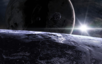 Картинка 3д графика atmosphere mood атмосфера настроения поверхность планеты